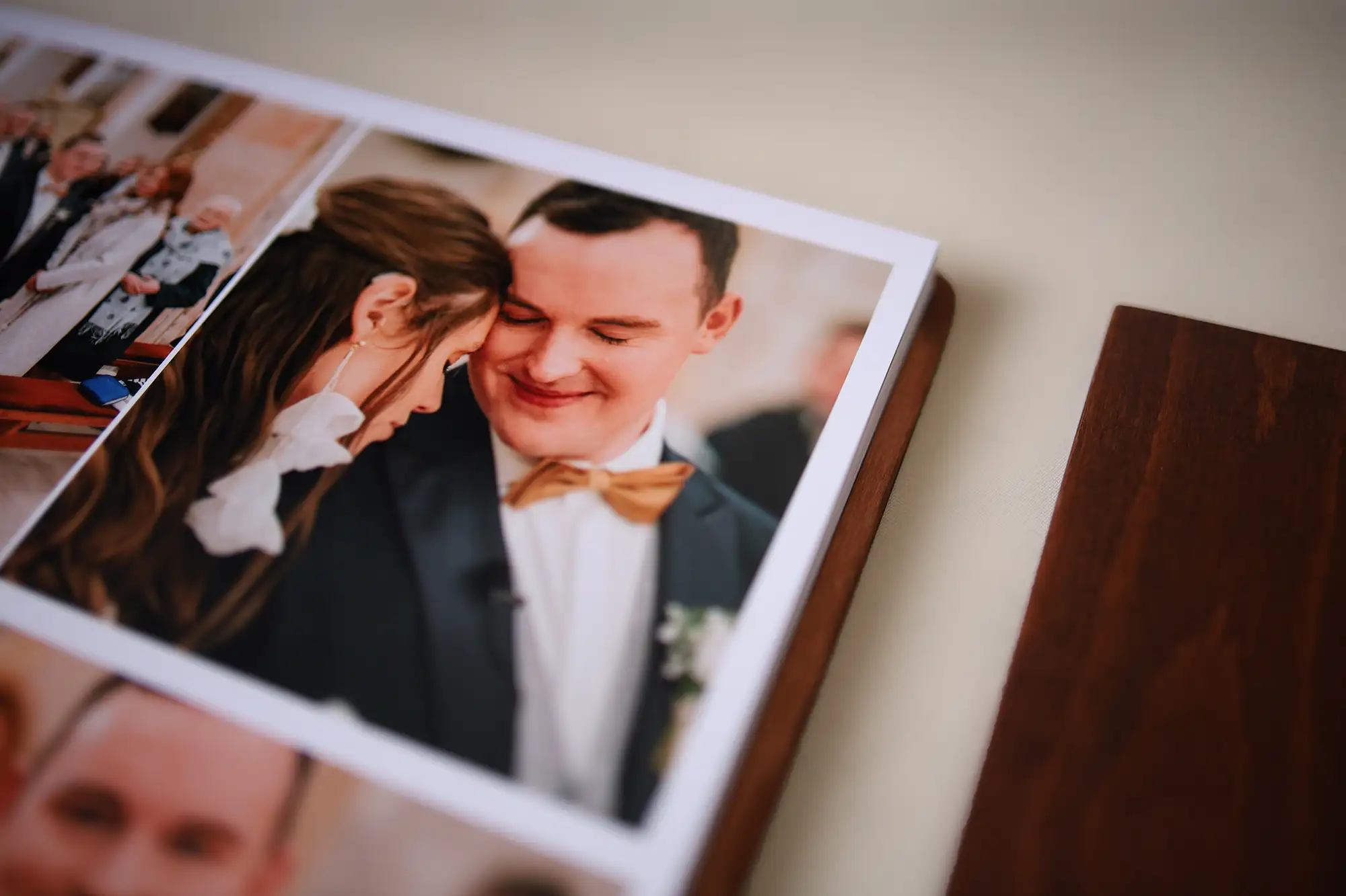 Pixmig wooden anniversary photo album image