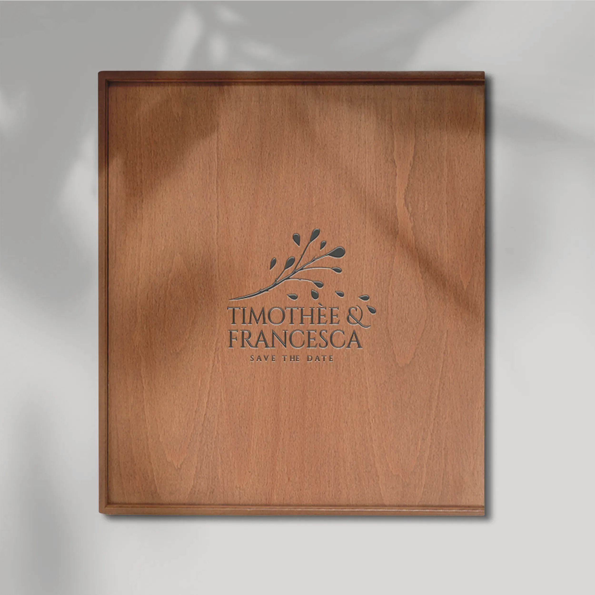 wooden photobook